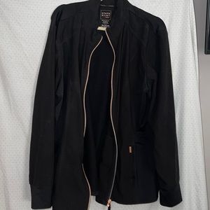 Black scrub jacket